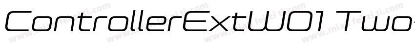 ControllerExtW01 Two字体转换